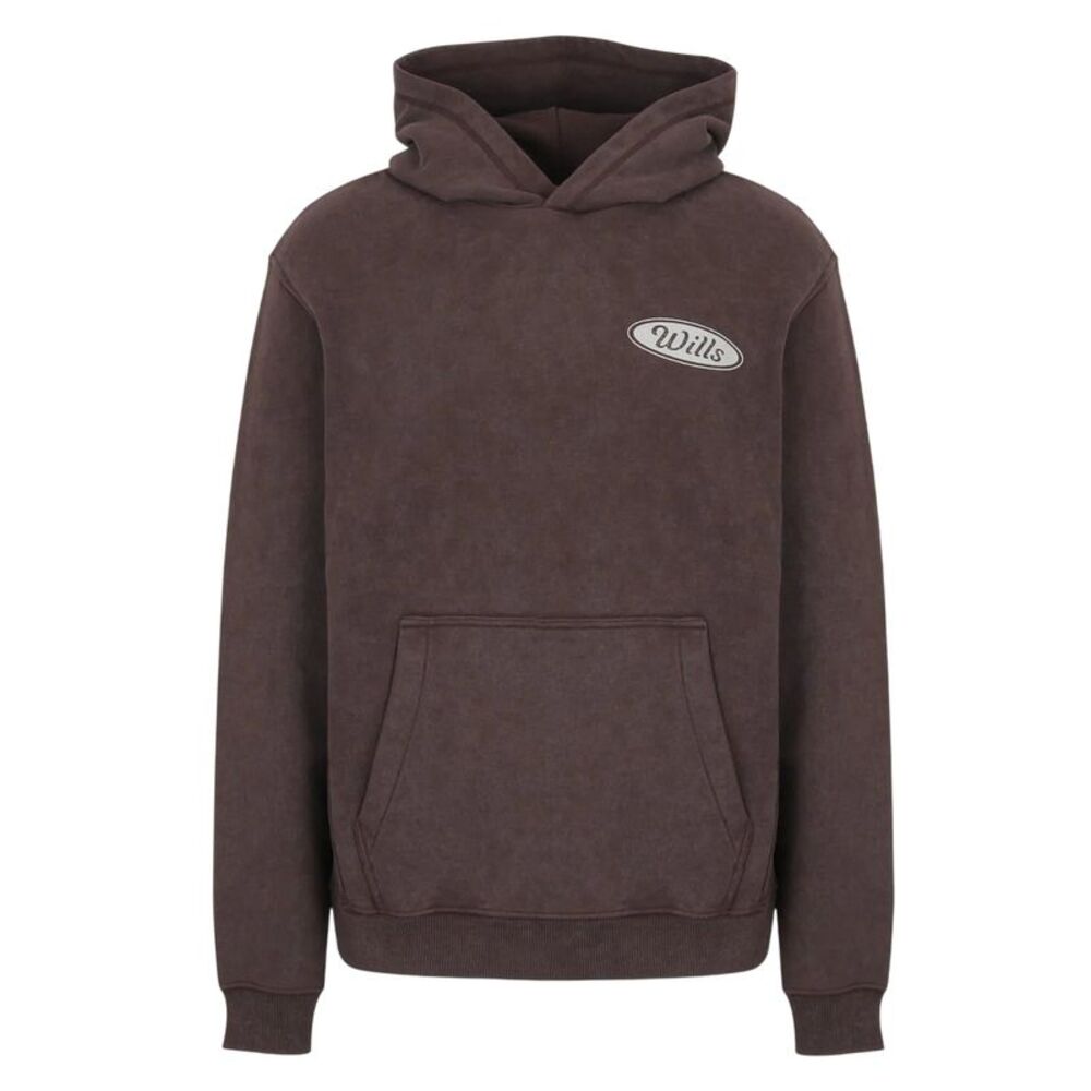 Jack Wills Mens Relaxed Fit Hoodie / Black Coffee